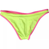 Dolce & Gabbana Yellow Pink Nylon Swimwear Bottom Beachwear Bikini